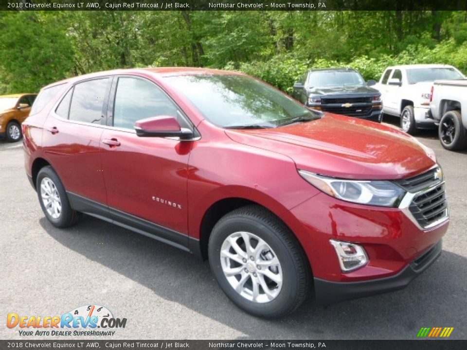 2018 Chevrolet Equinox LT AWD Cajun Red Tintcoat / Jet Black Photo #6