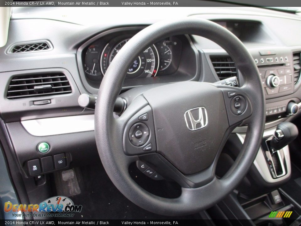 2014 Honda CR-V LX AWD Mountain Air Metallic / Black Photo #13