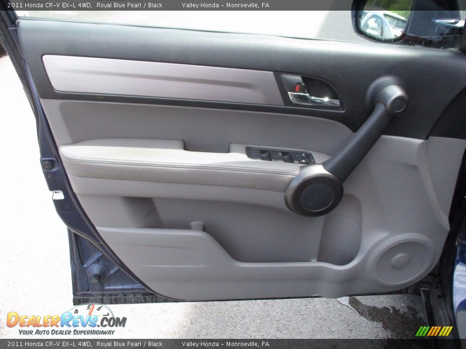 2011 Honda CR-V EX-L 4WD Royal Blue Pearl / Black Photo #10