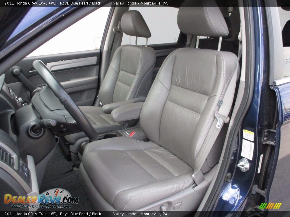 2011 Honda CR-V EX-L 4WD Royal Blue Pearl / Black Photo #12