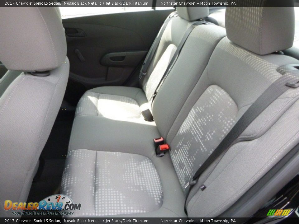 2017 Chevrolet Sonic LS Sedan Mosaic Black Metallic / Jet Black/Dark Titanium Photo #14