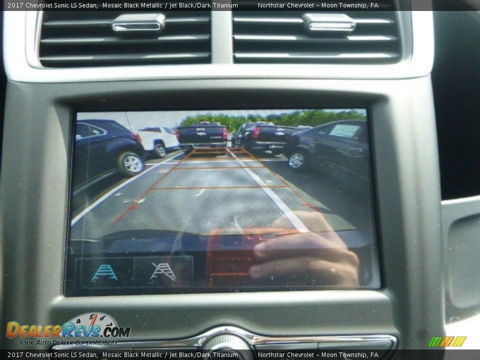 2017 Chevrolet Sonic LS Sedan Mosaic Black Metallic / Jet Black/Dark Titanium Photo #20
