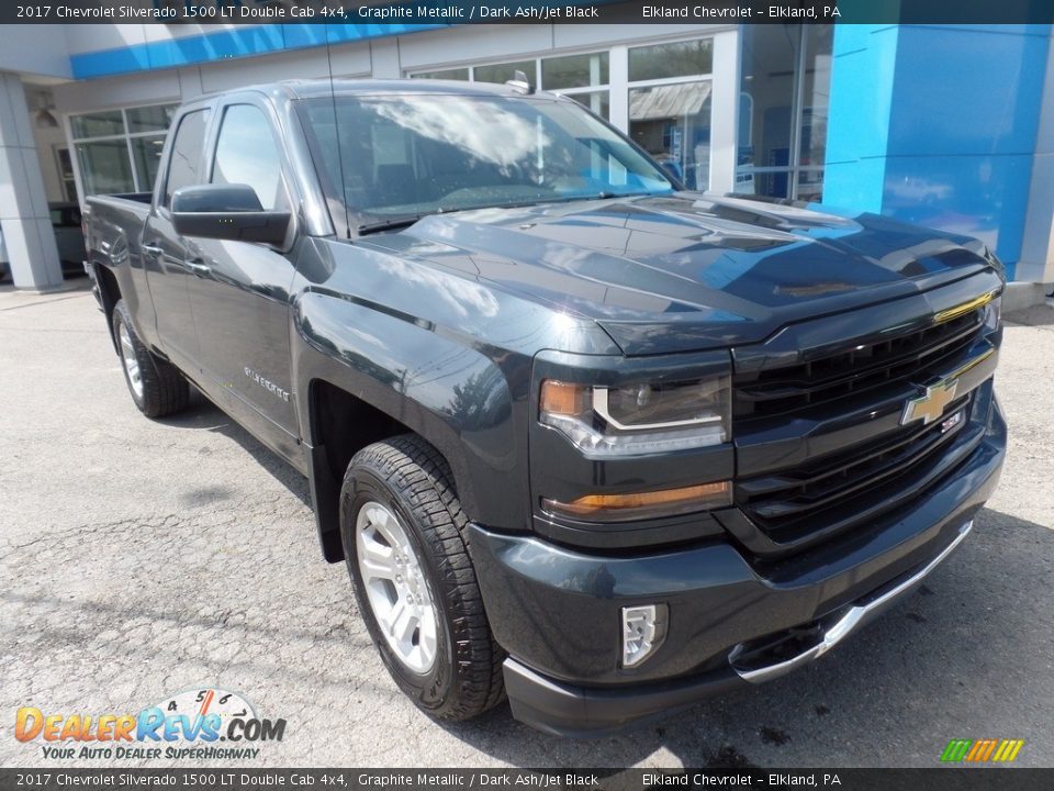 2017 Chevrolet Silverado 1500 LT Double Cab 4x4 Graphite Metallic / Dark Ash/Jet Black Photo #1