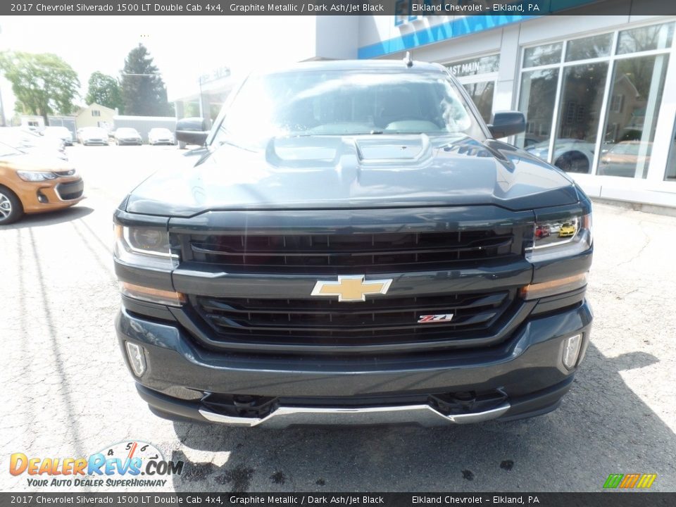 2017 Chevrolet Silverado 1500 LT Double Cab 4x4 Graphite Metallic / Dark Ash/Jet Black Photo #2