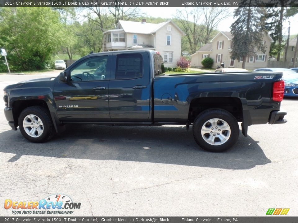 2017 Chevrolet Silverado 1500 LT Double Cab 4x4 Graphite Metallic / Dark Ash/Jet Black Photo #5