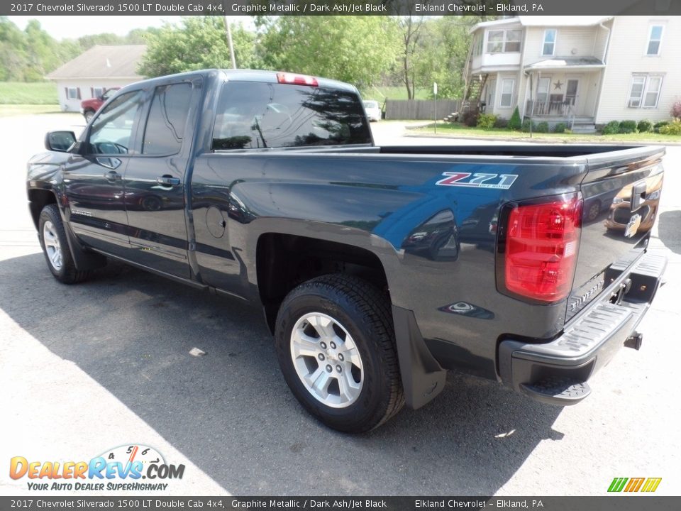 2017 Chevrolet Silverado 1500 LT Double Cab 4x4 Graphite Metallic / Dark Ash/Jet Black Photo #6