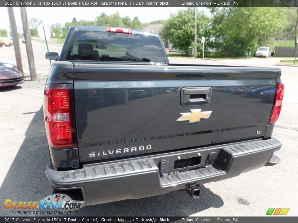 2017 Chevrolet Silverado 1500 LT Double Cab 4x4 Graphite Metallic / Dark Ash/Jet Black Photo #7