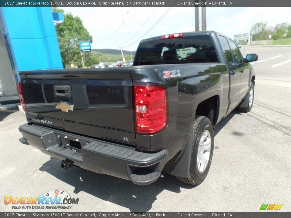 2017 Chevrolet Silverado 1500 LT Double Cab 4x4 Graphite Metallic / Dark Ash/Jet Black Photo #8