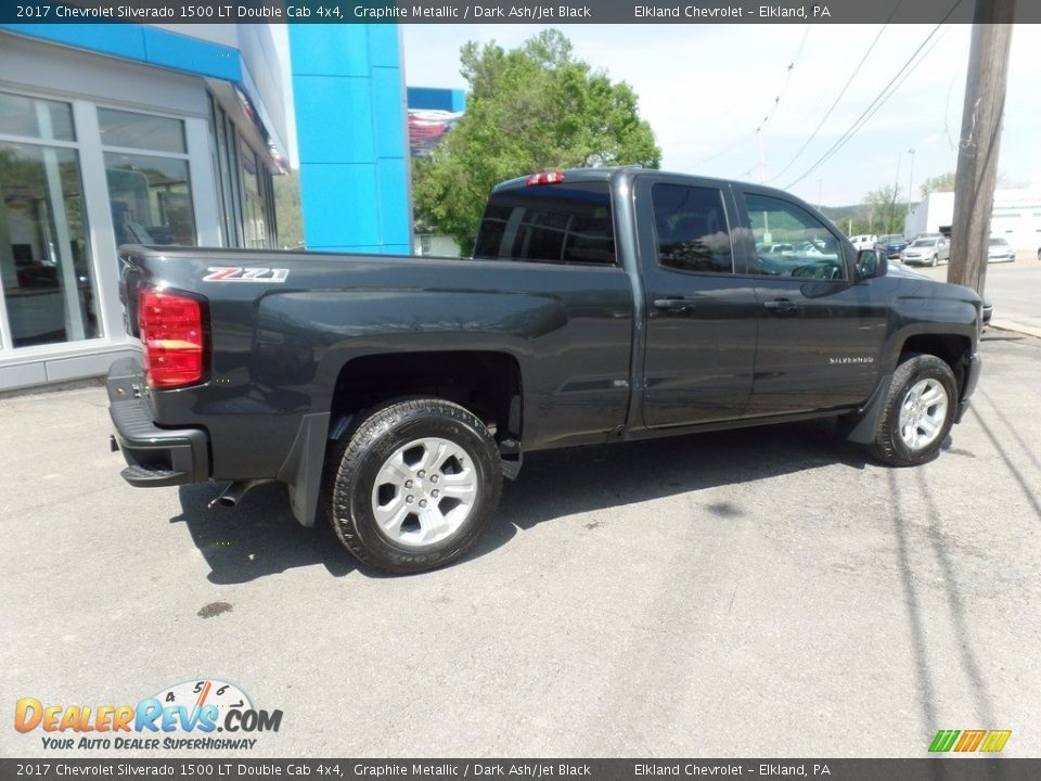 2017 Chevrolet Silverado 1500 LT Double Cab 4x4 Graphite Metallic / Dark Ash/Jet Black Photo #9