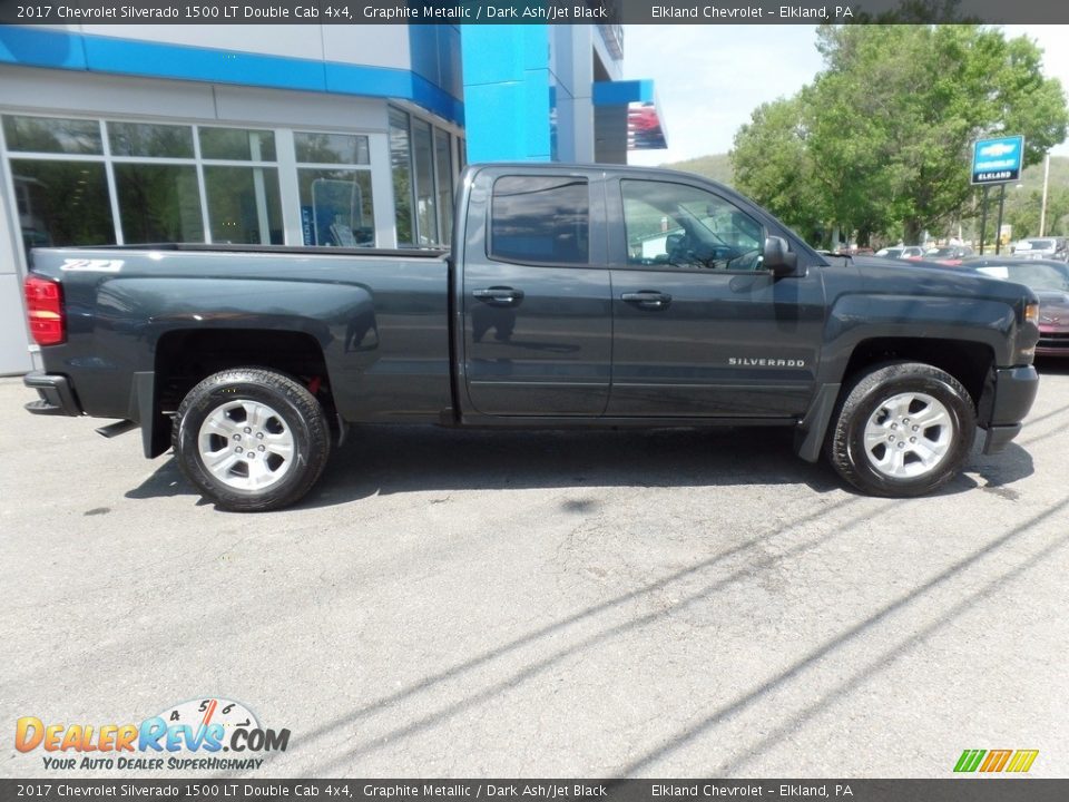 2017 Chevrolet Silverado 1500 LT Double Cab 4x4 Graphite Metallic / Dark Ash/Jet Black Photo #10