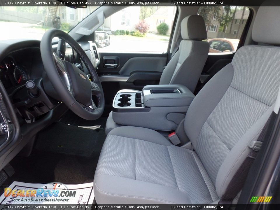 2017 Chevrolet Silverado 1500 LT Double Cab 4x4 Graphite Metallic / Dark Ash/Jet Black Photo #15