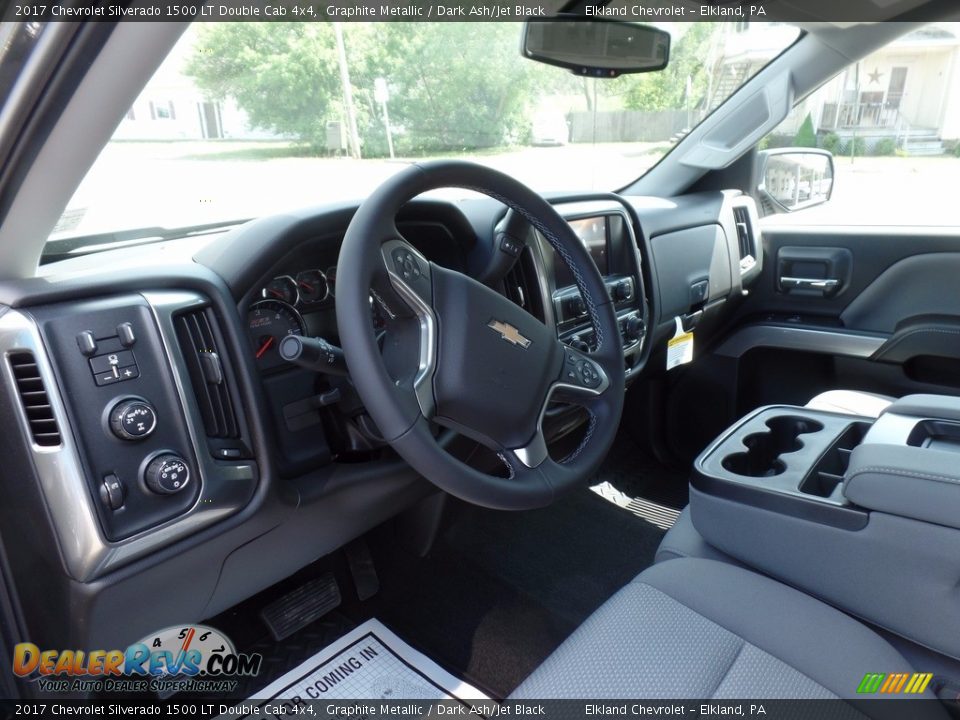 2017 Chevrolet Silverado 1500 LT Double Cab 4x4 Graphite Metallic / Dark Ash/Jet Black Photo #18