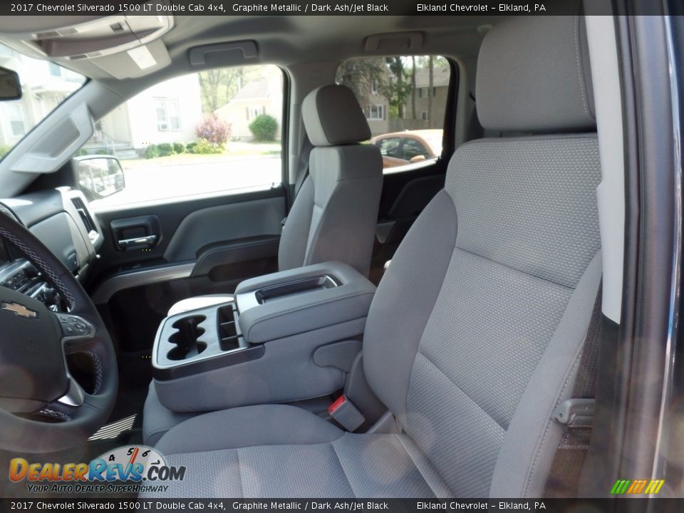 2017 Chevrolet Silverado 1500 LT Double Cab 4x4 Graphite Metallic / Dark Ash/Jet Black Photo #19