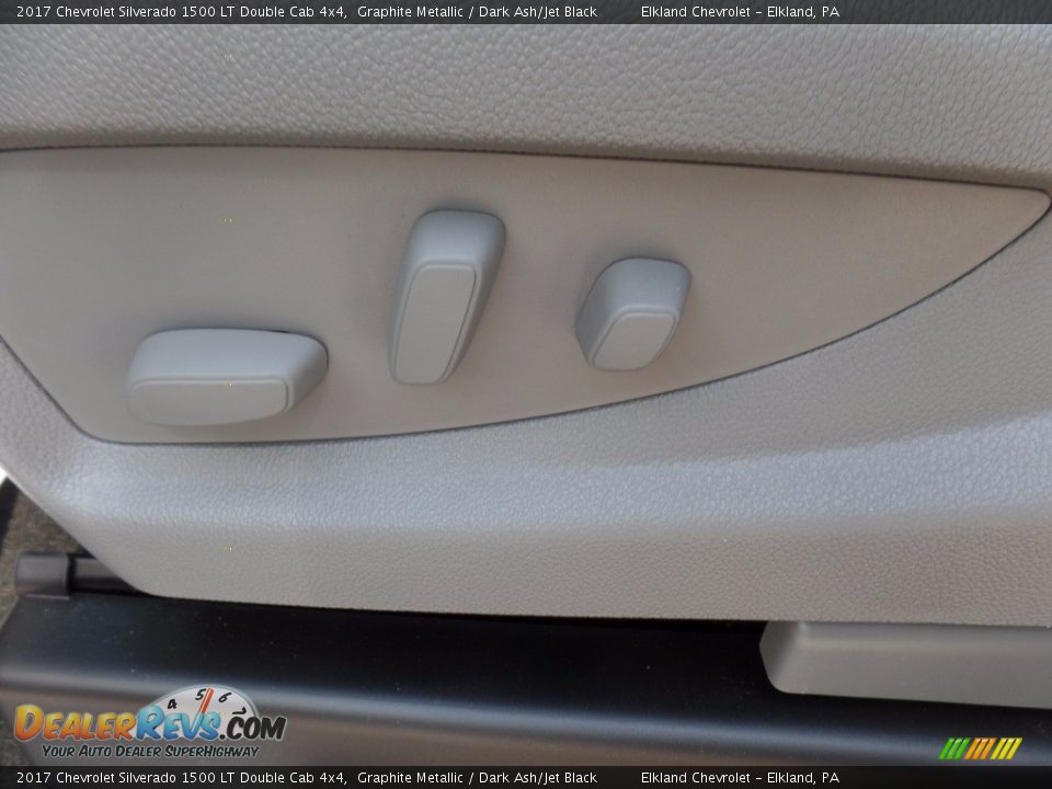 2017 Chevrolet Silverado 1500 LT Double Cab 4x4 Graphite Metallic / Dark Ash/Jet Black Photo #20