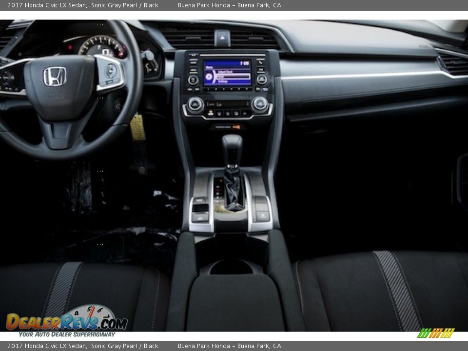 2017 Honda Civic LX Sedan Sonic Gray Pearl / Black Photo #12