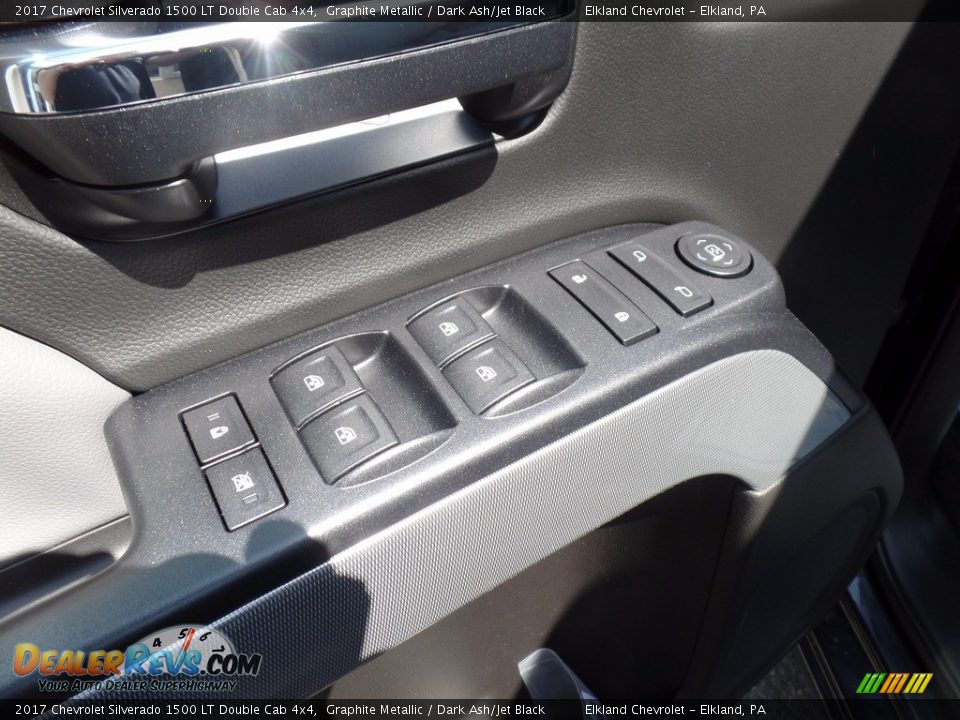 2017 Chevrolet Silverado 1500 LT Double Cab 4x4 Graphite Metallic / Dark Ash/Jet Black Photo #21