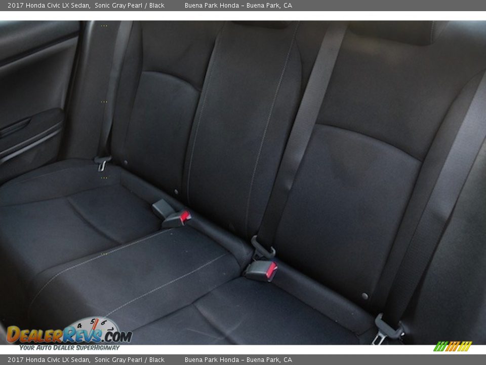 2017 Honda Civic LX Sedan Sonic Gray Pearl / Black Photo #13