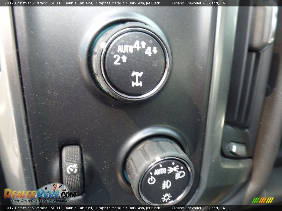2017 Chevrolet Silverado 1500 LT Double Cab 4x4 Graphite Metallic / Dark Ash/Jet Black Photo #23