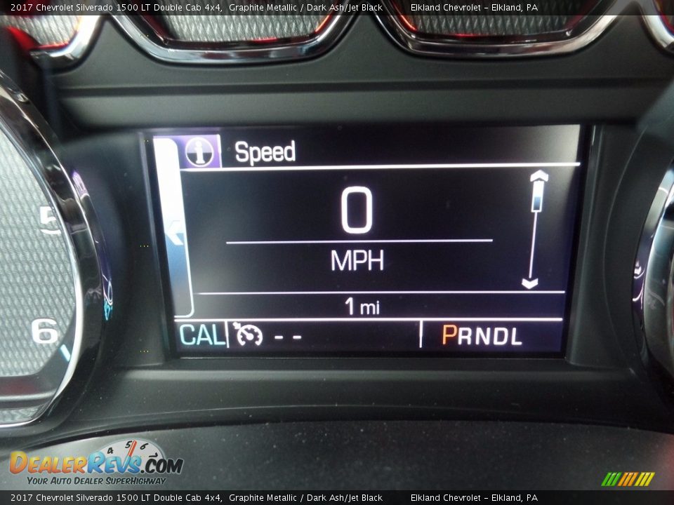 2017 Chevrolet Silverado 1500 LT Double Cab 4x4 Graphite Metallic / Dark Ash/Jet Black Photo #24