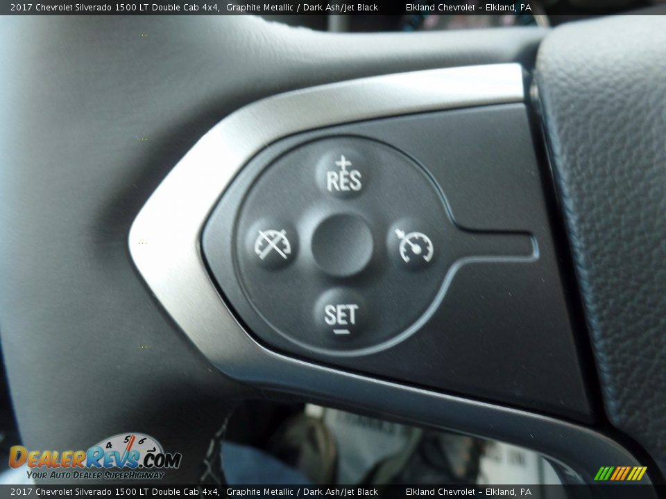 2017 Chevrolet Silverado 1500 LT Double Cab 4x4 Graphite Metallic / Dark Ash/Jet Black Photo #26