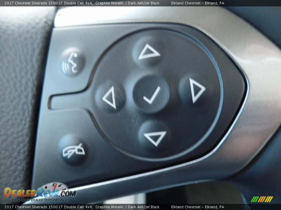 2017 Chevrolet Silverado 1500 LT Double Cab 4x4 Graphite Metallic / Dark Ash/Jet Black Photo #27