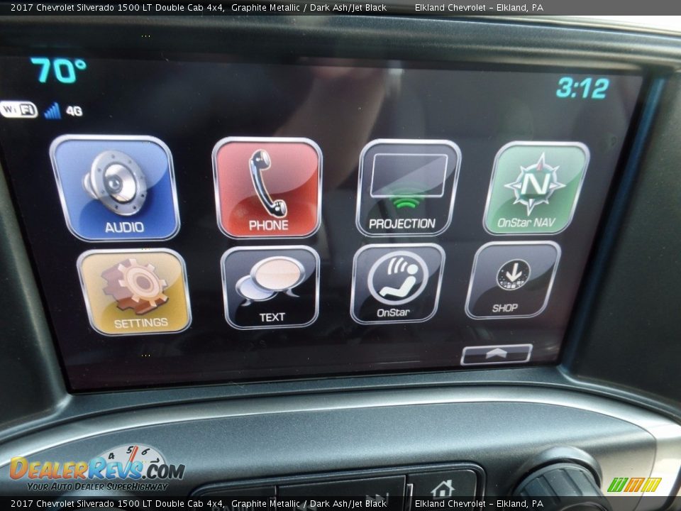2017 Chevrolet Silverado 1500 LT Double Cab 4x4 Graphite Metallic / Dark Ash/Jet Black Photo #30