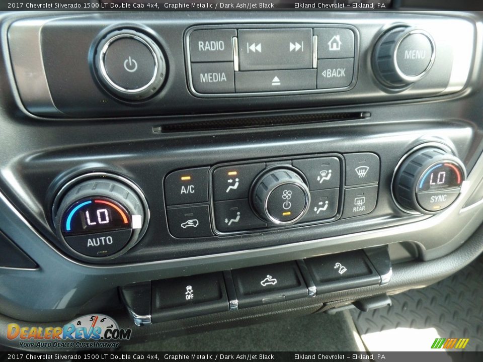 2017 Chevrolet Silverado 1500 LT Double Cab 4x4 Graphite Metallic / Dark Ash/Jet Black Photo #31