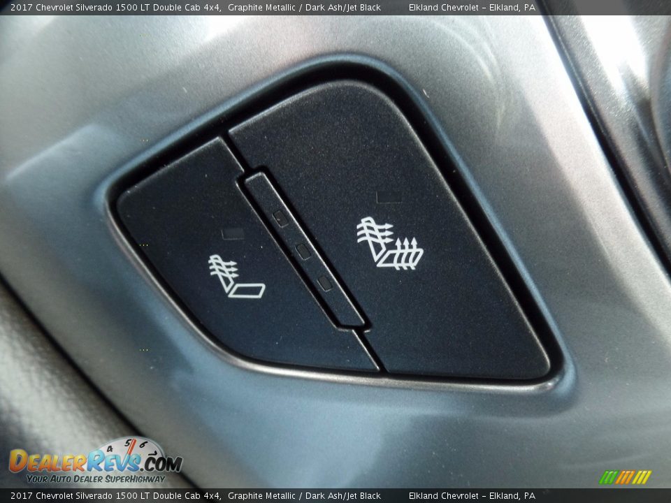 2017 Chevrolet Silverado 1500 LT Double Cab 4x4 Graphite Metallic / Dark Ash/Jet Black Photo #32