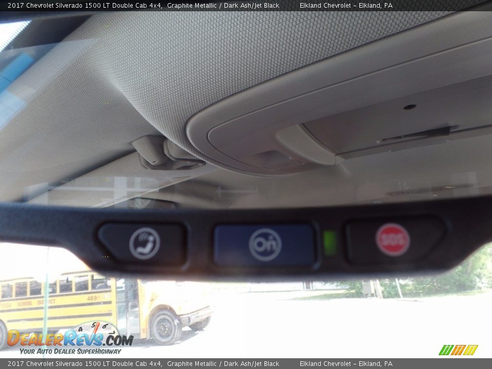 2017 Chevrolet Silverado 1500 LT Double Cab 4x4 Graphite Metallic / Dark Ash/Jet Black Photo #33