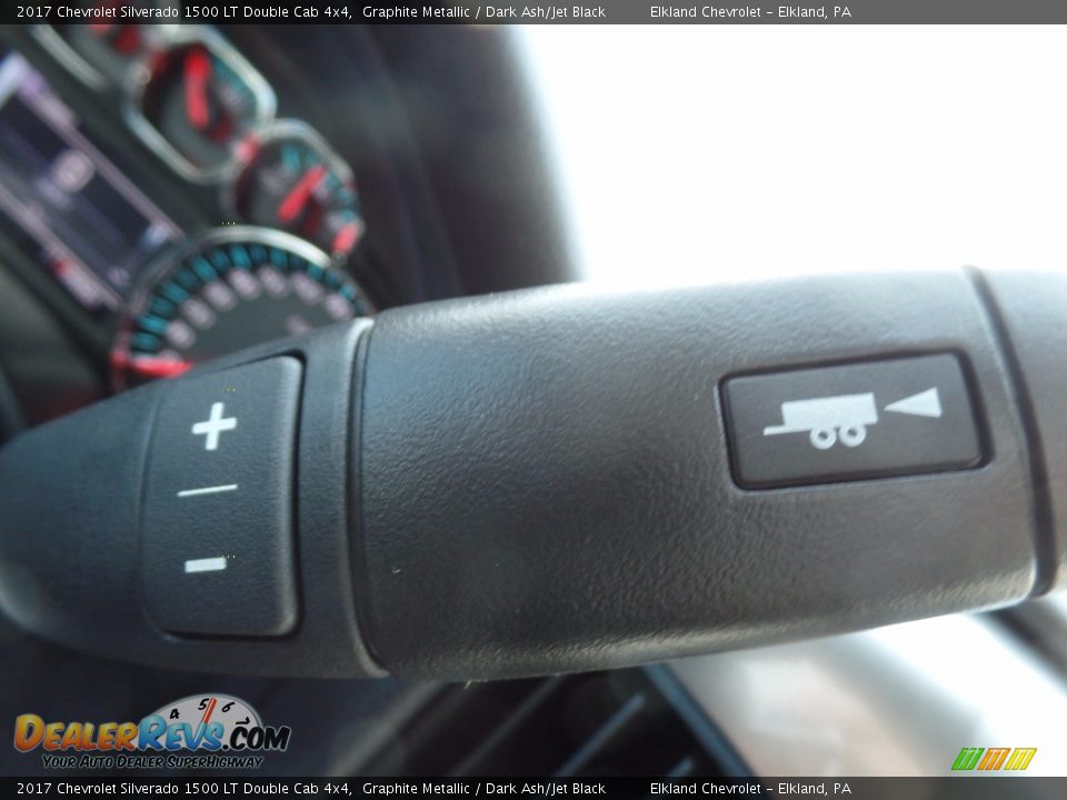 2017 Chevrolet Silverado 1500 LT Double Cab 4x4 Graphite Metallic / Dark Ash/Jet Black Photo #34