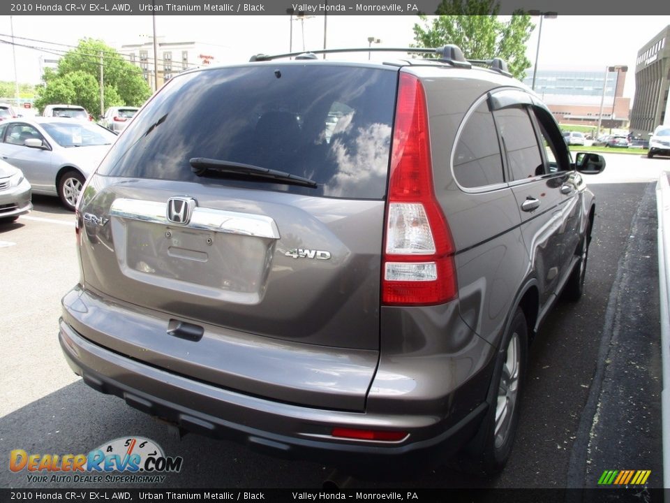 2010 Honda CR-V EX-L AWD Urban Titanium Metallic / Black Photo #6
