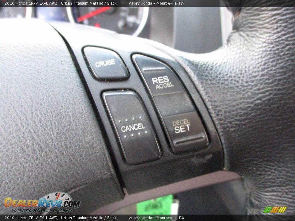 2010 Honda CR-V EX-L AWD Urban Titanium Metallic / Black Photo #18