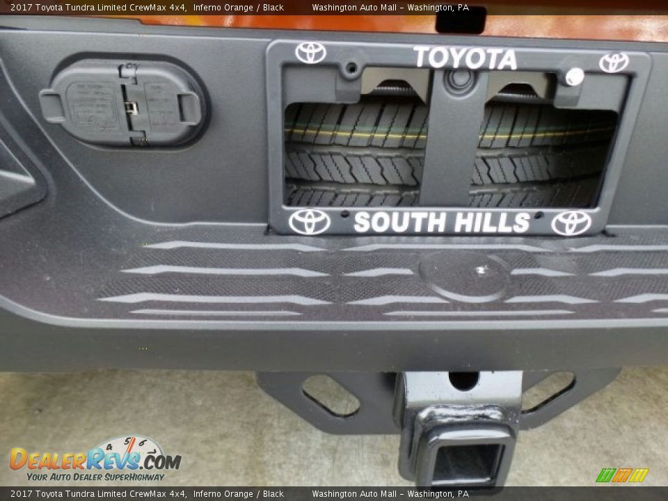 2017 Toyota Tundra Limited CrewMax 4x4 Inferno Orange / Black Photo #8