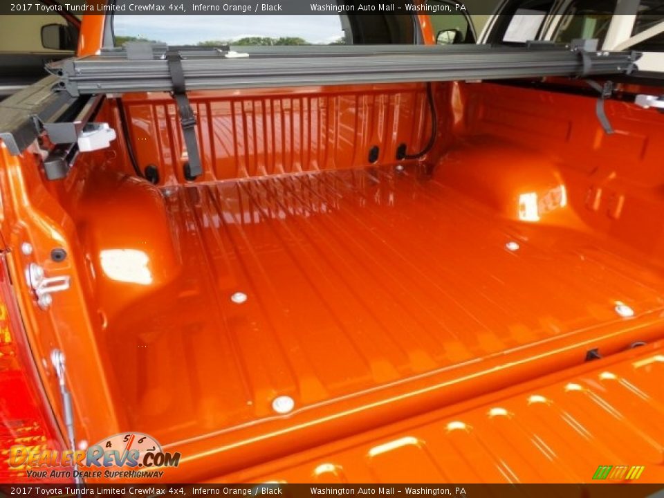 2017 Toyota Tundra Limited CrewMax 4x4 Inferno Orange / Black Photo #9