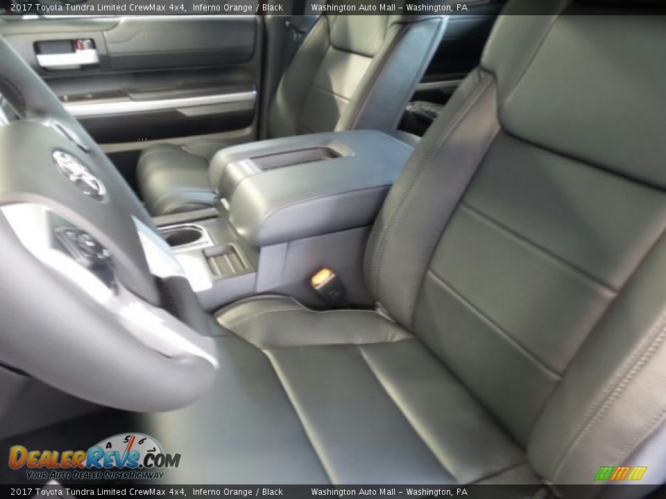 2017 Toyota Tundra Limited CrewMax 4x4 Inferno Orange / Black Photo #12