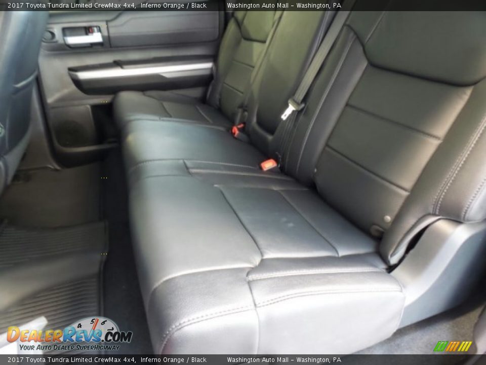 2017 Toyota Tundra Limited CrewMax 4x4 Inferno Orange / Black Photo #13