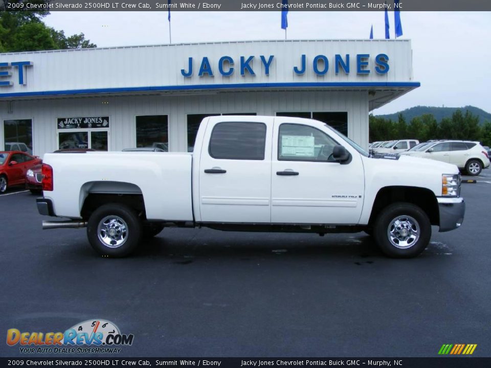 2009 Chevrolet Silverado 2500HD LT Crew Cab Summit White / Ebony Photo #5
