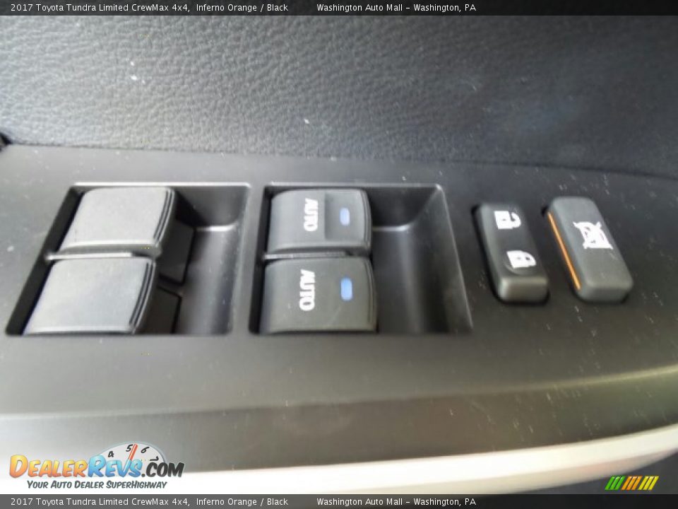 2017 Toyota Tundra Limited CrewMax 4x4 Inferno Orange / Black Photo #16