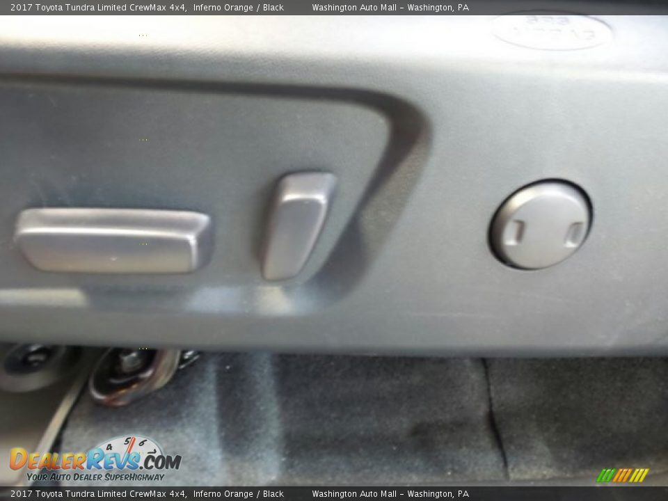 2017 Toyota Tundra Limited CrewMax 4x4 Inferno Orange / Black Photo #17