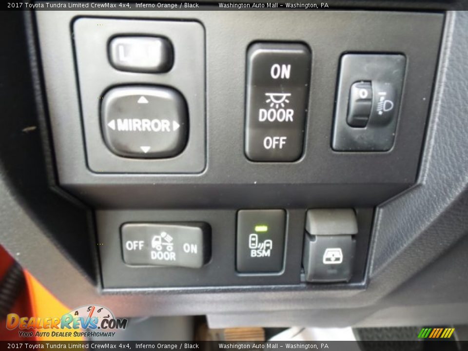 2017 Toyota Tundra Limited CrewMax 4x4 Inferno Orange / Black Photo #18