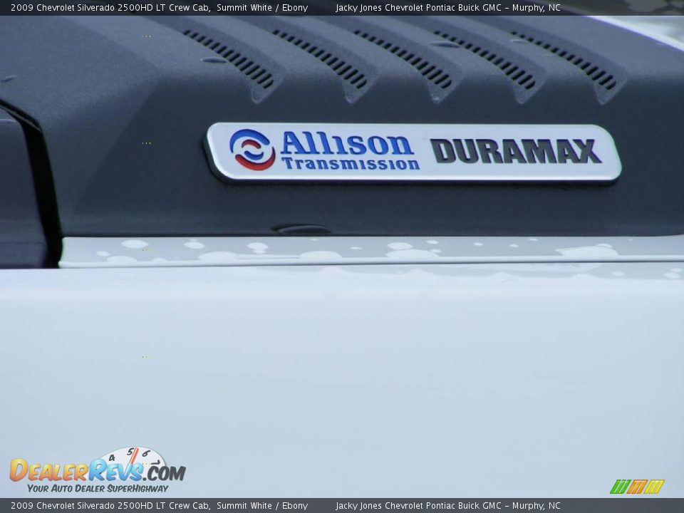 2009 Chevrolet Silverado 2500HD LT Crew Cab Summit White / Ebony Photo #7