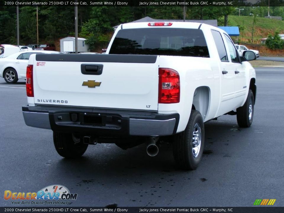 2009 Chevrolet Silverado 2500HD LT Crew Cab Summit White / Ebony Photo #8