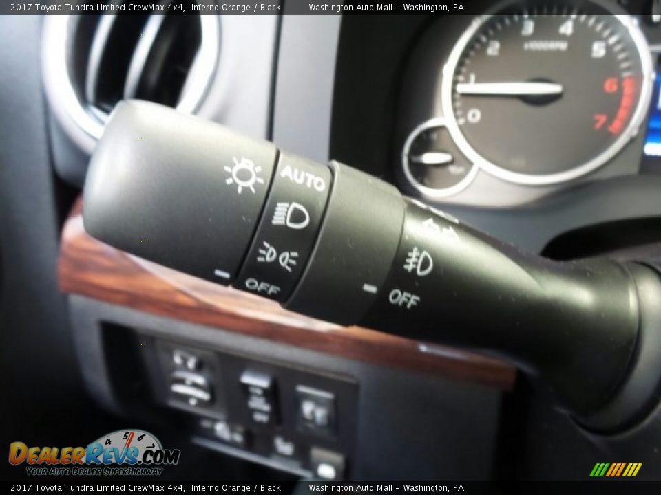 2017 Toyota Tundra Limited CrewMax 4x4 Inferno Orange / Black Photo #26