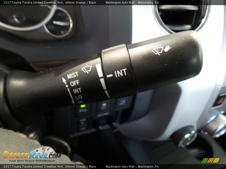 2017 Toyota Tundra Limited CrewMax 4x4 Inferno Orange / Black Photo #28