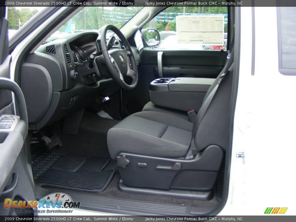2009 Chevrolet Silverado 2500HD LT Crew Cab Summit White / Ebony Photo #12