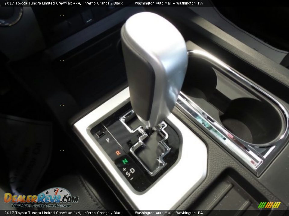 2017 Toyota Tundra Limited CrewMax 4x4 Inferno Orange / Black Photo #35