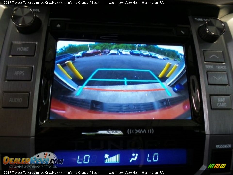 2017 Toyota Tundra Limited CrewMax 4x4 Inferno Orange / Black Photo #36