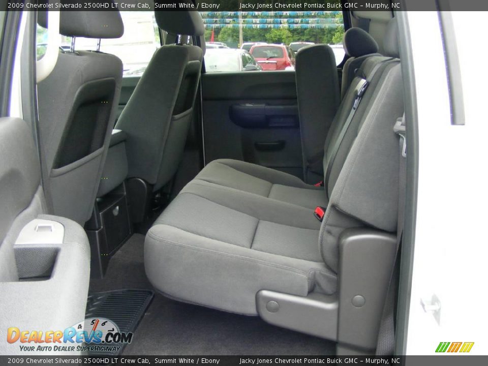 2009 Chevrolet Silverado 2500HD LT Crew Cab Summit White / Ebony Photo #13