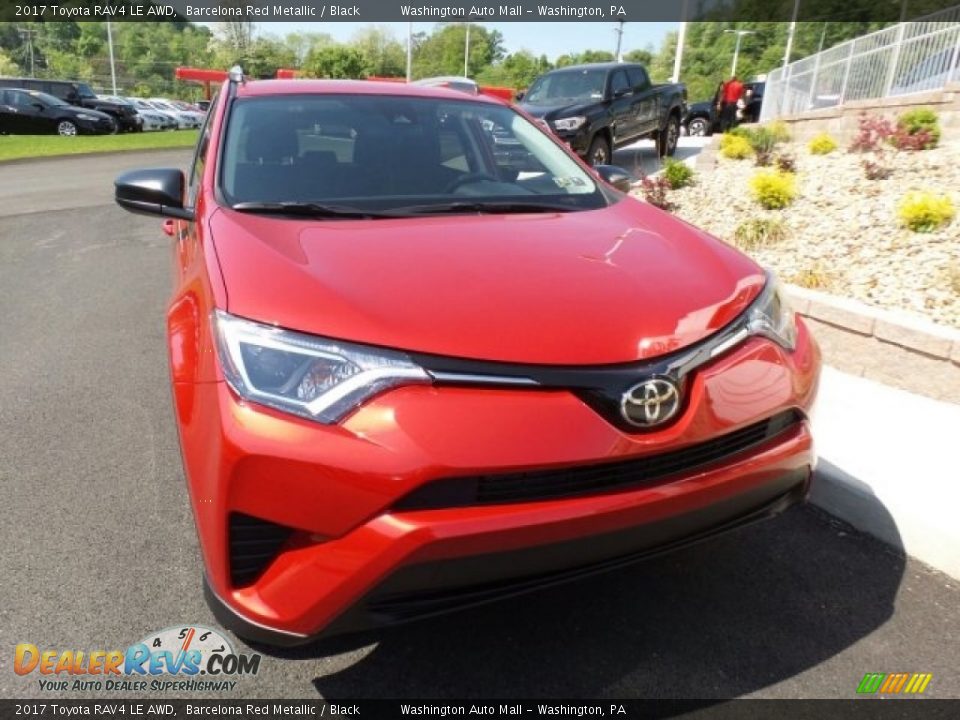 2017 Toyota RAV4 LE AWD Barcelona Red Metallic / Black Photo #4