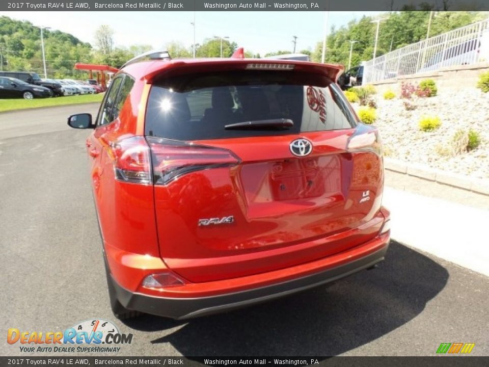 2017 Toyota RAV4 LE AWD Barcelona Red Metallic / Black Photo #7